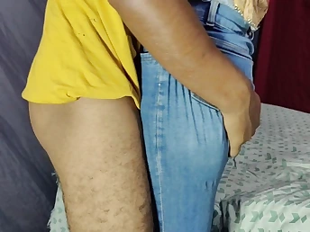 Stepbro Law nails Giant Funbags Desi Bhabhi in jeans & creampies her meaty caboose