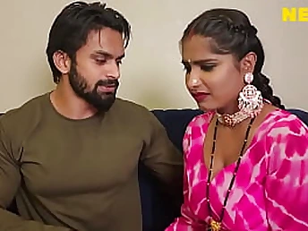 Desi Bhabhi gets her shaven fuckbox creampied by her brutha-in-law's stiff man rod in doggystyle