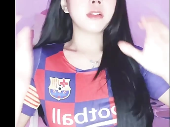 Jaw-dropping Malaysian Doll in Football Uniform gets ultra-kinky with a fortunate dude