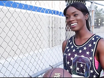 Satisfying his obscene cravings with these red-hot dark-hued stunners in a red-hot dark-hued lezzy activity