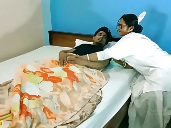 Observe this Indian nurse abase her patient with filthy chat & rear end-fashion orgy in the Health center