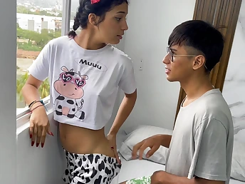 My ultra-kinky stepsister-in-law gets a sight of her window as I take advantage of her