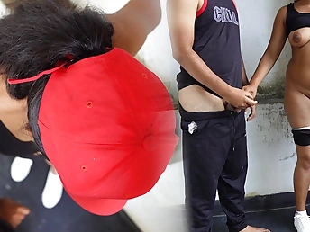 Supah-plumbing-super-fucking-hot Sri Lankan Baby sitter SaniAndLove Nails and Tries to Learn from Super-steamy Lessons