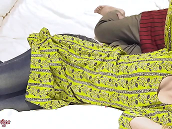 Horny Indian Stepsis Harami Pati gets a messy cumshot after intense sex in close-up