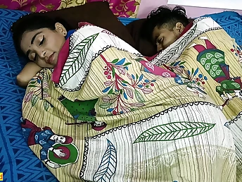 Desi wifey caught cuckold with another man & gets roughed up in super-steamy threesome act