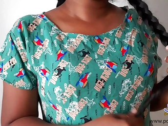 Fantastic Brownis in Tamil village gets jammed stiff by her crazy old guy