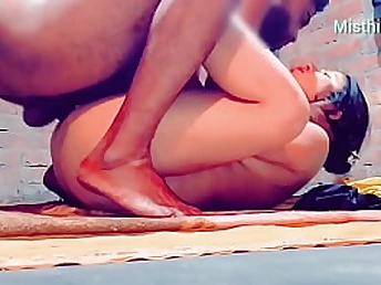 Step-auntie-in-law plowed by her step-nephew