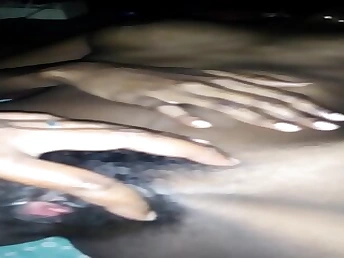 Sizzling Indian Desi Tamil Wife with Frd Wifey's Super-Cute Ebony Puss and Titties