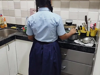 Hot Indian university girl's cunning adulthood home hump thither stepbrother in hot homemade video