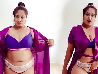 Your_Riya's curvy wifey is a kinky babe who loves masturbation with her natural tits