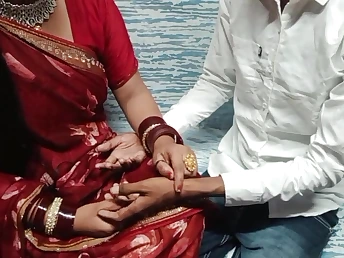 Indian office babe gets their way tight pussy licked and fucked hard hard by their way boss for promotion