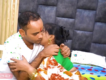 Hot Desi couple Romantic Xxx Lovemaking goes wild at hand intense deepthroating and deep pussy pounding action