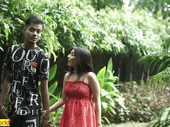 Desi barely legal-yr-older Indian duo studies Jungle for the first-ever time! Hindi Hump bang-out with strung up fellows