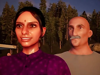 Desi MUMMY Aisha gets her wooly cooter banged at the end of one's tether elder familiarity Denisporco