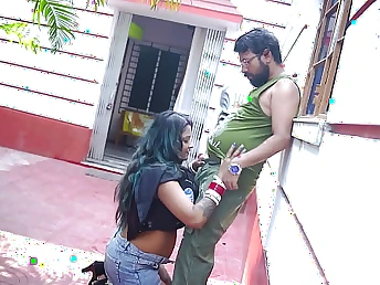 Desi BENGali Coupling Harcore Butt-Poked & Ravaged Outdoors in a Homemade Vid
