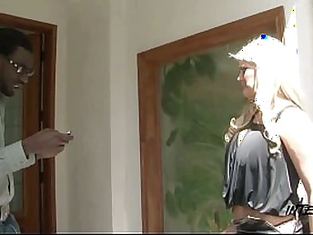 Julie Cash's big inborn phat ass drilled by well-hung ebony stud Loo E Depth