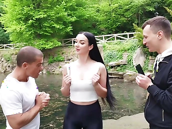 Honey Chick Sort out Luvs Hose down Into the open air thither Huge Heart of hearts and a Hot Arse