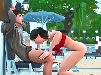 Desi wed Telugu feasts on their way cheating spouse at gym parade-ground