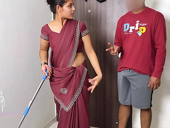 Komal was mopping her thicket when a landlord lured her