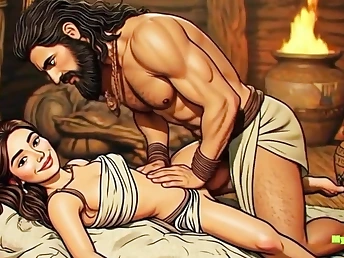 Illustrative Indian Desi Booked Close by & Fucked in Dewy Cartoon Story