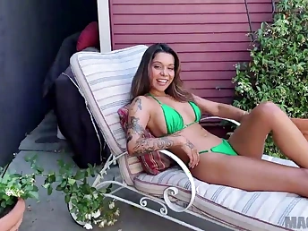 The sexy Latina girl couldn’t have the means her rent, so she had close to understanding large portend acts