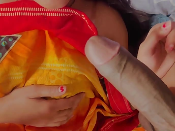 Bhabhi plowed by Dever step-sister-in-law romped step-brother-in-law super-fucking-hot Indian sumptuous bhabhi