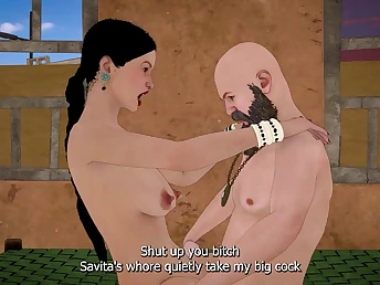 Dongi Baba fucked busty 3D bhabhi more Ashram Hindi Urdu