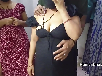 Abhi & Zakiabibi share a steamy Indian threesome encircling their insane young man