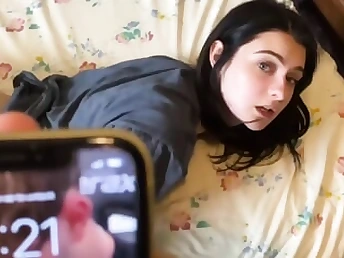 Pounded Her Hard: POV Inexpert Blowjob with a Cumshot