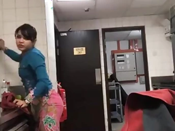 Indonesian babe awakens to make an issue of hottest artis kebaya action