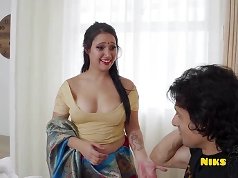 Lia Flesh-pedlar and Bhabhi share a wild tryst in interracial action connected with deepthroating, big tits and big booties
