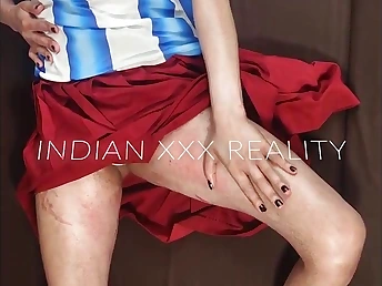 Indian Desi L ROCK HARD-CORE step sister-in-law chats fouled while getting her front towards nailed in Hindi