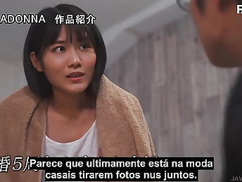 Nao Jinguji & Minatomoto surrounding a parching sessao - Asian stunners with huge booties & hanker for more!