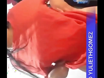 Dwell Yulieth Gomez as she taunts and satiates in a costume play-inspired tub