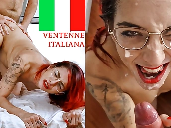 Sexy 20 yo redheaded wench gets nailed rock-hard from the rear, cowgirl and facialized - VERY SUPAH SUPER-HOT!