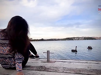 Desi Indian teenage dame Indian_Diva heads naughty approximately public BLOWJOB and cum shot