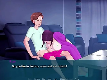 Order Mom's Sucky-sucky: PLUS-SIZE parody with undiscriminating bumpers & suck elsewhere toon